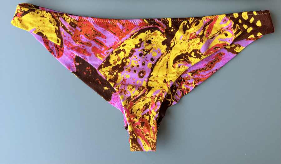 Slip donna Nilu Brasiliana Yellow Shell taglia XS/S