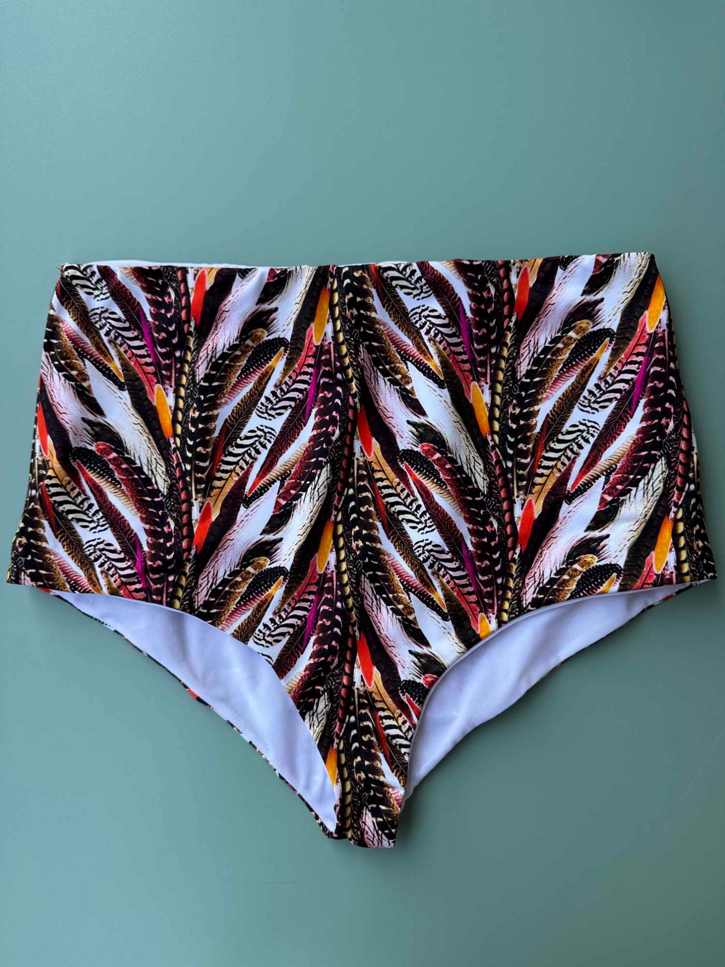 Slip Vanessa vita alta Nilu - bottom bikini artigianale dettaglio