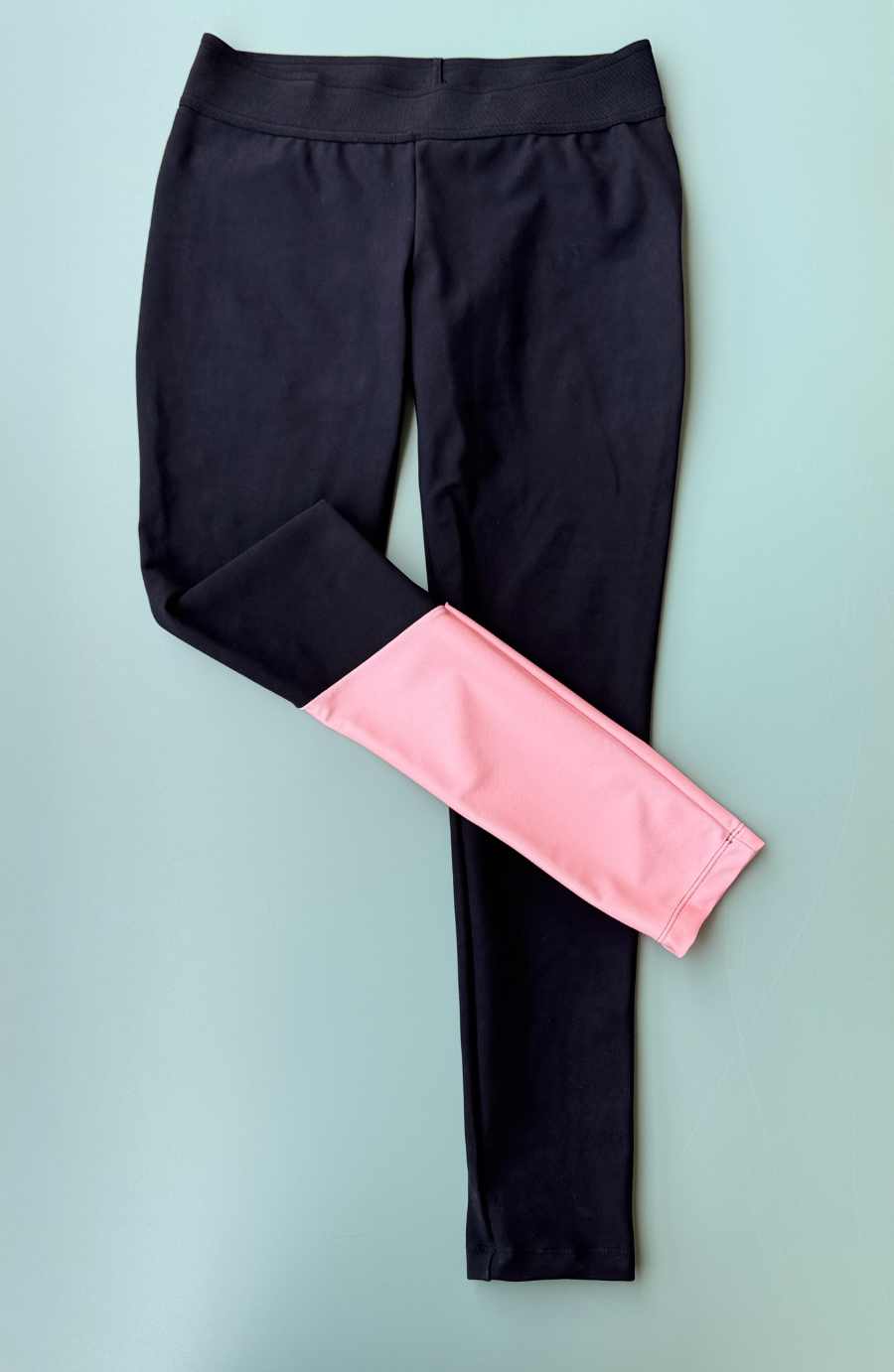 Leggings Nilu Outlet nero e cipria taglia M