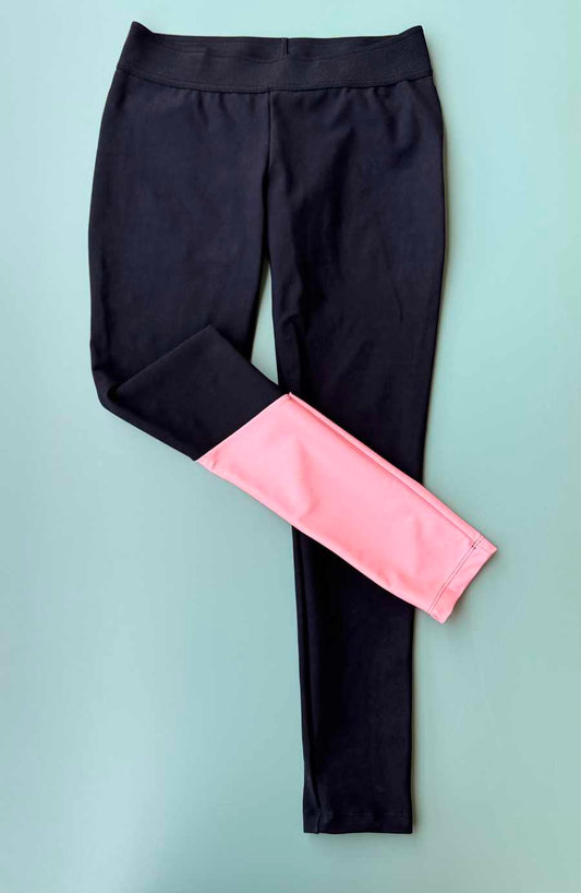 Leggings Nilu Outlet nero e cipria taglia M