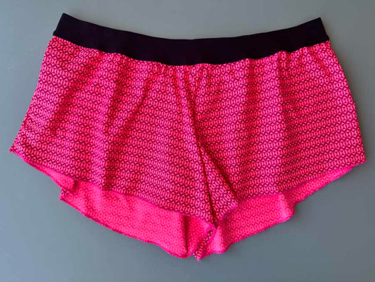 Short classico Nilu Crazy Summer Fuxia Pattern Pattern taglia M
