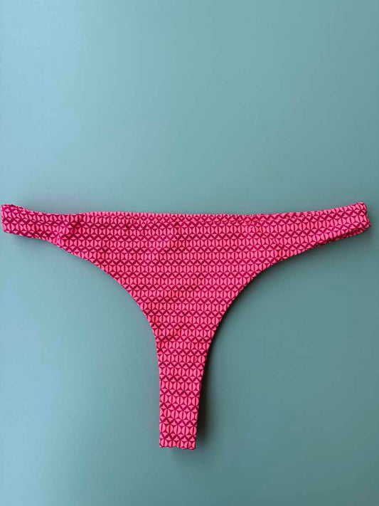 Slip donna Nilu Perizoma Fantasia Fuxia Pattern taglia S