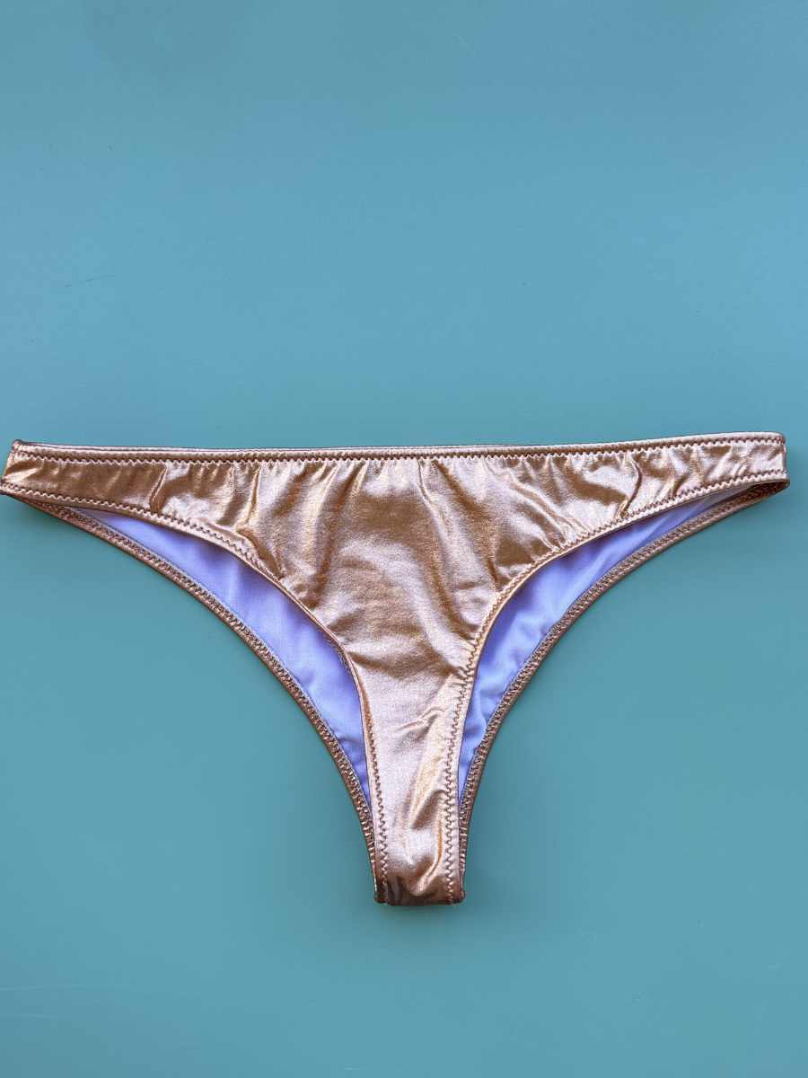 Slip donna Nilu Sara Glitter Oro Rosa taglia S