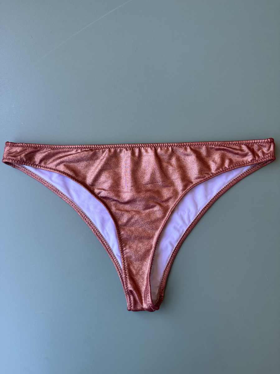 Slip donna Nilu Sara Glitter Oro Sunset taglia M/L/S