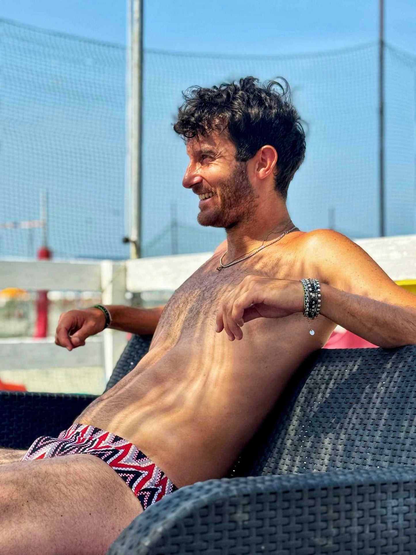 Slip uomo Nilu - beachwear artigianale indossato
