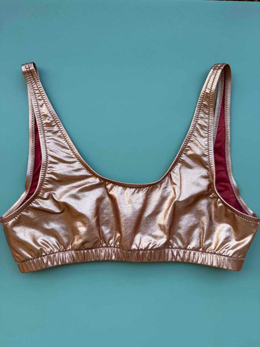 Top donna Nilu A Canotta Fantasia Glitter Sunset taglia M