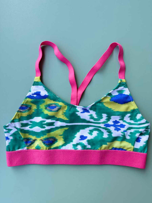 Top donna Nilu Margherita Fantasia Crazy Summer Brasil taglia M