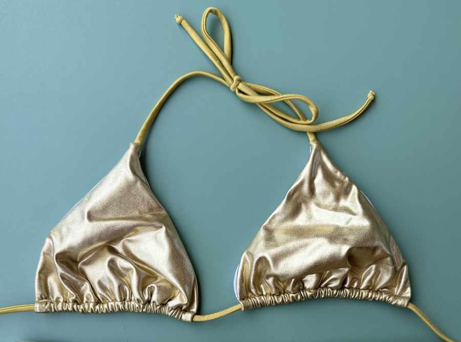 Triangolo Nilu Glitter Oro taglia M