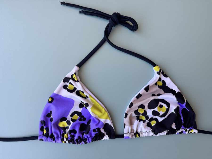 Triangolo Nilu Maculato Viola taglia M
